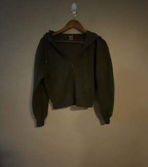 Old Navy Active Dynamic Fleece Full-Zip Hoodie Sweatshirt Dark Green XS
